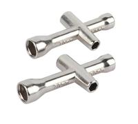 RC Car Components For M4 For HSP 80132 For Model Car Wheel Tool Rc For Toys Accessory 4/5/5.5/7mm Cross Wrench Sleeve With Nut Spanner(Sleeve 2pcs)