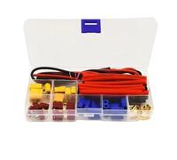 RC Car Components For Plug For EC3 For XT60 Male Female Adapter Connector With 14AWG Silicone Wire/Heat Shrink Tubes For RC For FPV Drone Lipo