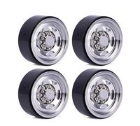 RC Car Components For SCX10 For TRX4 For Capra For Wraith For VS4-10 4Pcs Aluminum 1.9'' Beadlock Wheels Rim With Simulation Hex Screw For 1/10 RC Car Crawler