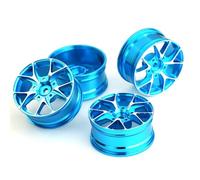 RC Car Components For Tamiya For Kyosho For HSP For HPI For Sakura For Traxxas 4pcs 52mm 1/10 RC On Road Drift Touring For Racing Car Metal Wheel Rim Wheel Hubs