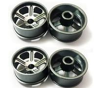 RC Car Components For Tamiya For MINI 4WD For L005 Colored Wheel W/Aluminum Disc Middle Diameter Lightweight Wheels Self-made Parts