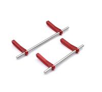 RC Car Components For Traxxas For TRX4 1/10 RC Crawler Car Upgrade Parts Accessories Metal Front And Rear Bumper With Tow Hook(Red)