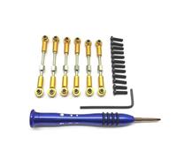 RC Car Components For WLtoys A959-B A979-B A959 A969 A979 K929 RC Car Parts Upgrade Metal Adjustable Rods Screwdriver Light Grey Yellow Red Blue Black(Yellow)