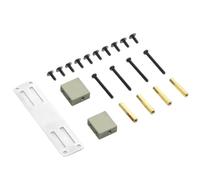 RC Car Components For Wpl Rc Remote Control For Model Truck Car Upgraded Metal Servo Fixed Mount Bracket Kit Parts Upgrade Accessories For Toys(Gray)