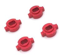 RC Car Components For ZERO-Z For MINI-Z MR-03 Wheel Conversion For AWD Wheels Metal Upgrade Converter(Red)