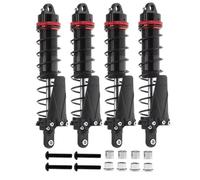 rc car Damper Compatible With Axial For SCX10 For AXI03007 For RBX10 D90 For TRX4 1/10 RC Crawler Car Metal 110Mm Shock Absorber Oil Damper(Black)