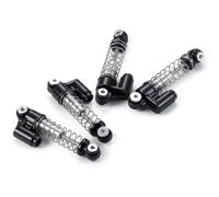 rc car Damper Compatible With Axial For SCX24 C10 For Wrangler 1/24 RC Car Parts Accessories 4Pcs Aluminum Alloy 31mm Shock Absorber Damper(Black)