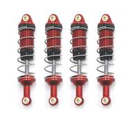 rc car Damper Compatible With MN For MN128 For Wrangler MN86 G500 1/12 RC Car Parts Accessories Metal Hydraulic Shock Absorber(Red)