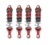 rc car Damper Compatible With MN For MN128 For Wrangler MN86 G500 1/12 RC Car Parts Metal Upgrade Hydraulic Shock Absorber(Red)