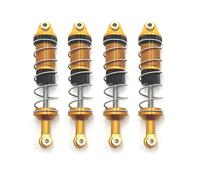 rc car Damper Compatible With MN For MN128 For Wrangler MN86 G500 1/12 RC Car Parts Metal Upgrade Hydraulic Shock Absorber(Yellow)