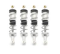 rc car Damper Compatible With MN For MN128 For Wrangler MN86 G500 1/12 RC Car Parts Metal Upgrade Hydraulic Shock Absorber(White)