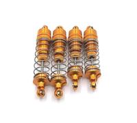 rc car Damper Compatible With WLtoys 104001 1/10 RC Car Upgrade Parts Accessories 4 Pcs All Metal Shock Absorber Damper(Yellow)
