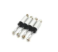 rc car Damper Compatible With WPL C14 C24 For MN99S For MN78 For MN82 1/12 1/16 RC Car Parts Accessories Oil-filled Metal Shock Absorber Damper(White)