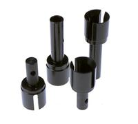 RC Car Differential Cup For HPI For ROFUN For ROVAN For KM For BAJA 5B 5T 5SC 1/5 Alloy Output Shaft Drive Dog Bone Cup Half Axle Combined RC Car Upgrade Parts(1set)