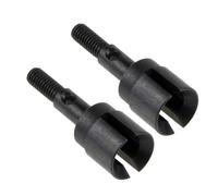 RC Car Differential Cup For HSP For Redcat 94123 94111 For Buggy 1/10 Metal Wheel Stub Axle Shafts Adapter Drive Cup 02033 2PCS RC Car Truck Upgrade Parts(Black)