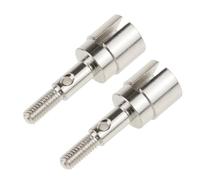 RC Car Differential Cup For HSP For Redcat 94123 94111 For Buggy 1/10 Metal Wheel Stub Axle Shafts Drive Cup 02033 2PCS Exceed RC Car Truck Upgrade Parts(Silver)
