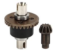 RC Car Differential Gear Set for SCY 16101 16102 16103 16201, 30T Center Diff Bevel Gear Drive Wheel Set, High Performance Differential Cup with Nylon and Steel Construction, Perfe