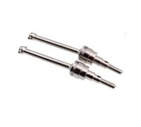 RC Car DIY Parts For Tamiya CVD OP 1/10 2pcs Metal Part Driven Dogbone Drive Shaft CC01 RC Car Remote Control For Toys Upgrades Replacement And Repair(Silver)