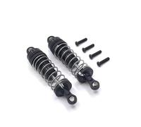 RC Car DIY Parts For WLtoys 124016 124017 124019 124018 144001 1/12 1/14 Metal External For Spring Hydraulic Shock Absorber RC Car Parts And Accessories(Black)