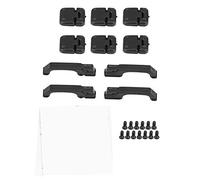 RC Car Door Hinges Handles, RC Car Decorative Board RC Car Door Hinges Handles Plastic Car Door Hinges and Doors Handles RC Car Door Handles for -4 1:10 RC Crawler