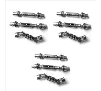 RC Car Drive Shafts Compatible With WPL B-1 B-14 B-16 B-24 C4 C-14 B36 1/16 RC Truck Car Upgrade Parts Replacement Accessories 9X Metal Drive Shaft