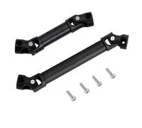 RC Car Drive Shafts For Axial For SCX24 For JLU C10 For Bronco Base Camp 1/24 RC Car Crawler Upgrade Parts Steel Front Rear Drive Shaft(Black)