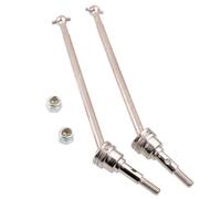 RC Car Drive Shafts For FS For Racing 1/10 Rc Car For Hobby Model Monster Truck 2Pcs For Universal Drive Shaft Joint Axle CVD 538550 Upgrade Parts Accessories(Silver)