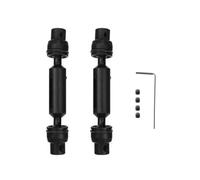 RC Car Drive Shafts For Henglong For WPL Ural B36 B16 C14 C24 B24 MND90 For MN99S RC Car Spare Parts Metal Front Rear Drive Shaft 2Pcs Steel Truck(Black)