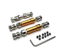 RC Car Drive Shafts For MN128 MN86 MN86S MN86K MN86KS MNG500 1/12 RC Car Upgrade Parts Accessories 3pcs Metal Drive Shaft CVD Driveshaft(Yellow)
