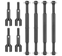 RC Car Drive Shafts For Tamiya For HotShot 58391 4WD 1/10 Buggy Truck Parts Steel Front Rear CVD Drive Shaft Dogbones And Drive Cup(Front and Rear)