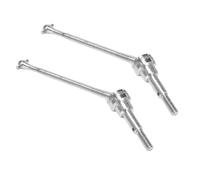 RC Car Drive Shafts For Wltoys 12428-0090 12423 12428-ABC 1/12 RC Car Upgrades Parts Accessories Metal Drive Shaft Driveshaft CVD(Silver)