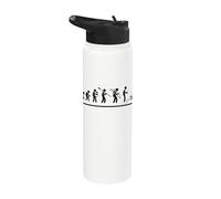 RC Car Driver Evolution Funny Remote Control Racing Stainless Steel Insulated Water Bottle