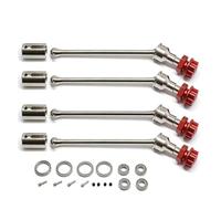 Rc Car DriveShafts Compatible With Arrma For KRATON 8S For BLX For Outcast 1/5 Rc Car Accessories Parts 4pcs Steel CVD Drive Shaft(Silver)