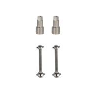 Rc Car DriveShafts Compatible With LDRC A86 LD1801 LD1802 LD1803 LD1804 A01 A02 1/18 RC Car Upgrade Parts Accessories 2pcs Metal CVD Driveshaft(Silver)