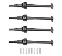 Rc Car DriveShafts Compatible With MJX 16207 16208 16209 16210 14209 14210 V2 1/16 RC Car Upgrade Accessories Metal CVD Drive Shaft(Black,4pcs)