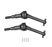 Rc Car DriveShafts Compatible With MJX For Hyper Go 14301 14302 14303 1/14 RC Car Truck Upgrade Parts 2Pcs Metal CVD Drive Shafts Dog Bone(Black)