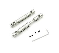 Rc Car DriveShafts Compatible With MN D90 D91 D96 99s For WPL B14 B24 C24 34 B16 36 D12 RC Car Truck Upgrade Accessories Metal Driving Shaft(Silver)