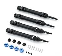 Rc Car DriveShafts Compatible With Trxs For Slash For Rustler For Hoss For VXL 4X4 1/10 RC Car Parts 4Pcs Metal Front Rear Drive Shaft CVD