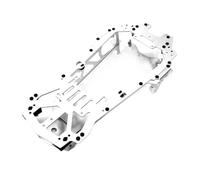 RC Car Frame Parts For Tamiya Aluminum For Chassis Frame Kit Fast Attack Vehicle RC Car Upgrading And Refitting Accessories(Silver)