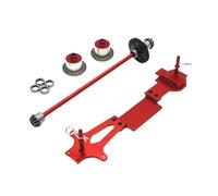 RC Car Frame Parts For Wltoys 144016 1/14 Aluminum Driving Shaft Differential Second Floor Set RC For Racing Car Upgrade Accessories(Red)