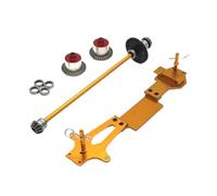 RC Car Frame Parts For Wltoys 144016 1/14 Aluminum Driving Shaft Differential Second Floor Set RC For Racing Car Upgrade Accessories(Yellow)
