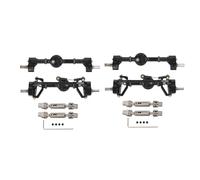 RC car front rear axle Compatible With WPL C14 C24 C24-1 C34 C44 B14 B24 1/16 RC Car Upgrade Modification Parts 4Pcs Front Rear Portal Axle Drive Shaft