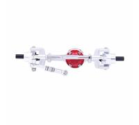 RC car front rear axle Compatible With WPL C14 C24 C34 C44 B14 B24 4WD 6WD 1/16 RC Truck Cars Upgrades Parts Metals Gear Front Rear Bridge Axle(Silver,Front)