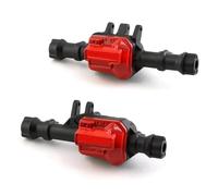 RC Car Front Rear Axle Set For Traxxas For TRX4 1/10 RC Crawler Car Upgrade Parts 2Pcs Metal Front And Rear Axle Housing With Differential Cover