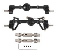 RC car front rear bridge Compatible With WPL C14 C24 C24-1 C34 C44 B14 B24 1/16 RC Car Upgrade Modification Parts 2Pcs Front Rear Portal Axle Drive Shaft
