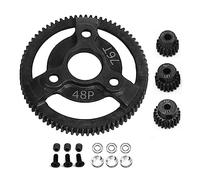 RC Car Gear Kit 48P 76T Big Gear 19T 20T 21T Pinion Gear RC Car Replacement Gear for Traxxas Slash 2WD 1/10 RC Car