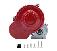 RC Car Gearbox, 48P Gearbox, 1/10 Scale, Multi-Purpose, Professional, Heavy Duty, with Motor Gearbox Cover for SCX10 II, Silver