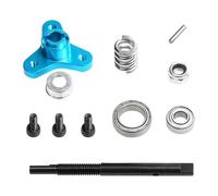 Rc Car Kit Clutch Set Assembly Bell Flywheel Replacement Combo Parts Slipper Precision Material Steel Aluminum Alloy Suitable Modeling, Blue