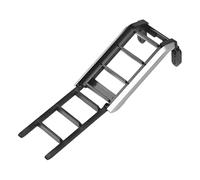 RC Car Ladder 1/10 Folding Roof Ladder Decorative Accessory for Side Window Made of PP Easy to Assemble Idea, silver, Style A