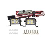 RC Car Light Strips Kit For Axial For SCX10 90046/47 90060 For SCX24 For Wrangler D90 1/10 RC Crawler Car Roof Lamp 24 36 Light Bar For Rubicon Body(15MM)